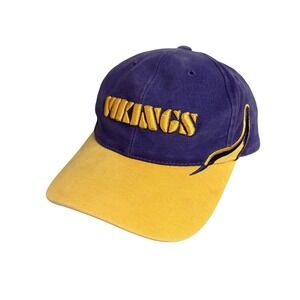 Vintage Minnesota Vikings Hat Cap Strap Back NFL Football SPL 28 Mens 90s